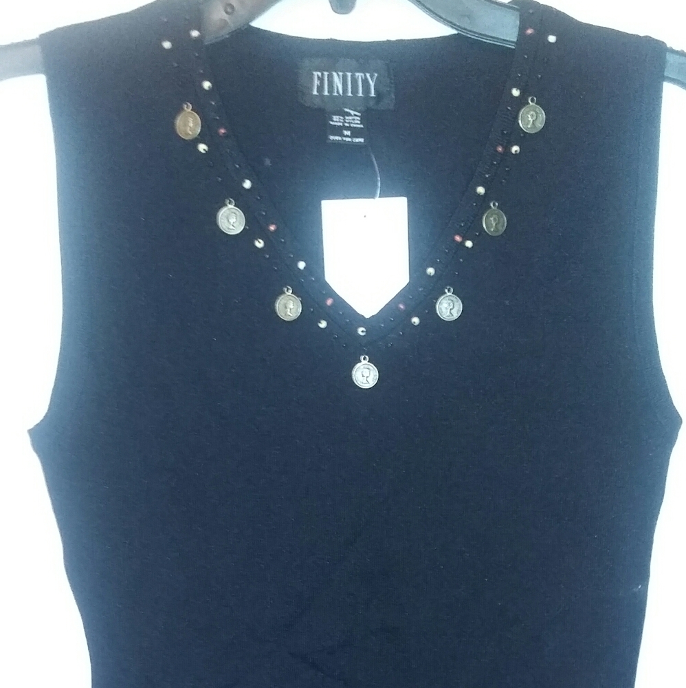 NWT Embellished Knit Tank size Medium